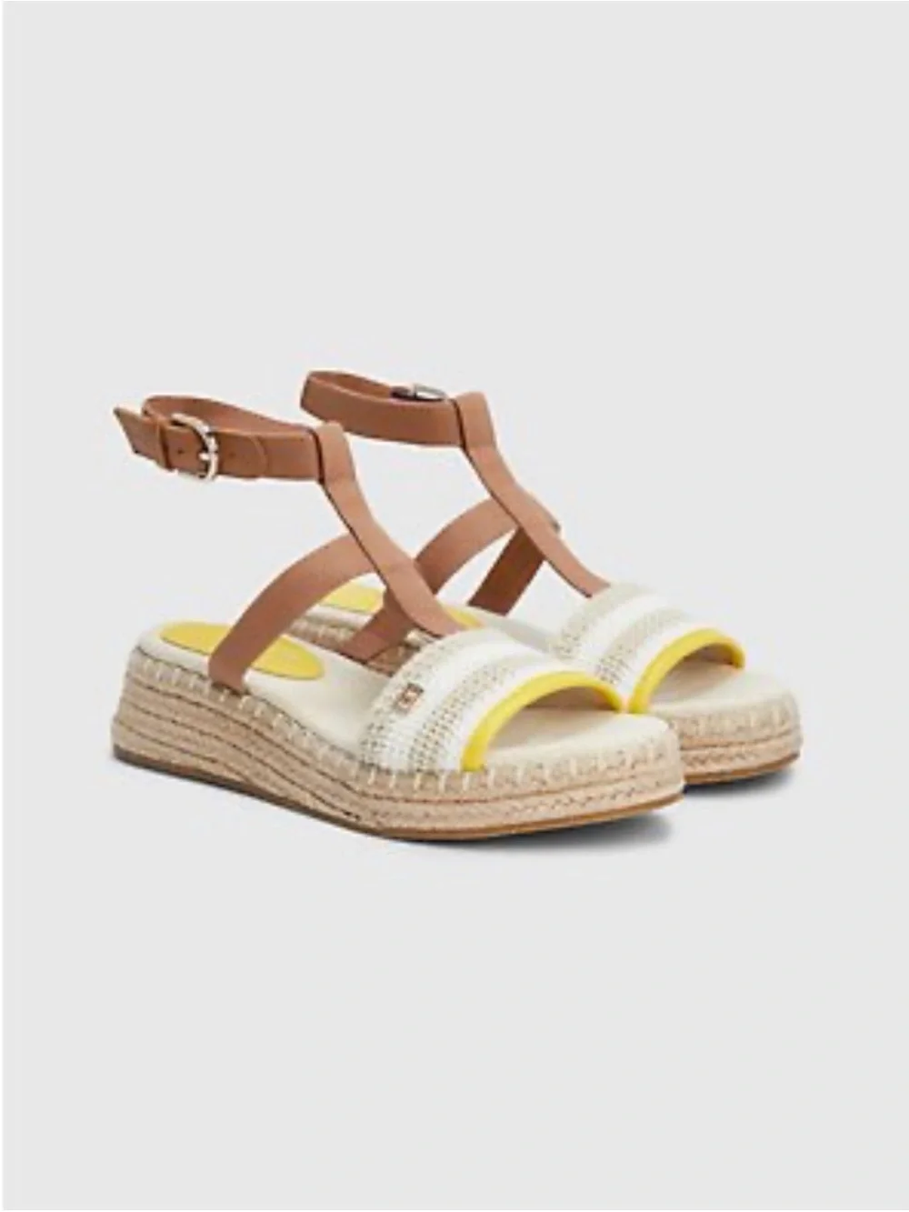 TOMMY - Crochet Platform Wedge Sandals